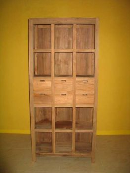 TS-370 Bücherschrank Teak 200*90*37 cm