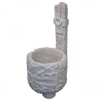 BT0013 Brunnen Beton weiß 57.0x69.0x121.0 cm