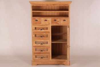 in6174 Grutterkast - Brotschrank Teak 160x102x049 cm