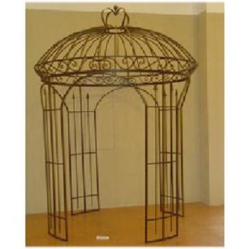 Gartenlaube Eisen 223.5cm x 223.5cm x 304.8cm