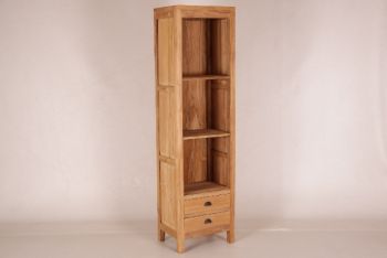 in6167 Bücherschrank mit 2 Schubladen, 200x055x040