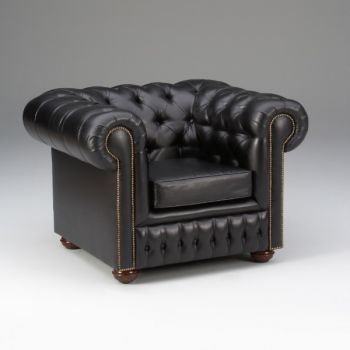 Chesterfield Ledersessel 1-Sitz  108.00 * 94.00 * 76.00 cm