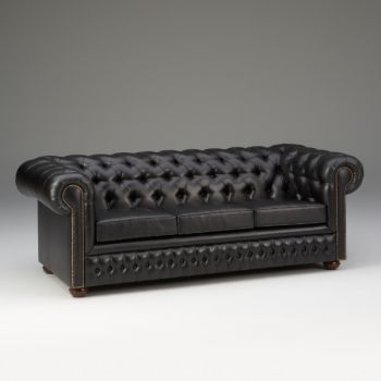 Chesterfield Ledersofa 3 Sitzer  213.00 * 94.00 * 76.00 cm