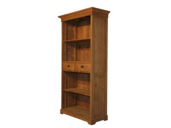 AB802 Bücherschrank mit 2 Schubladen mittig 90 cm breit