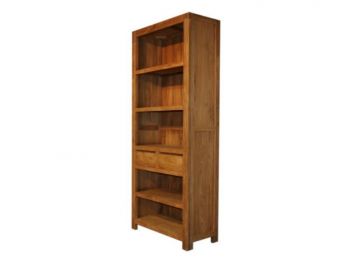 AB802 Bücherschrank mit 2 Schubladen mittig 90 cm breit