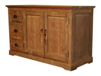 Dressoir TV 532 Teak 2 Türen, 3 Laden 120*50*73 cm