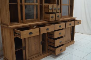 AT-023 Teakaufsatzschrank Kasar 240cm