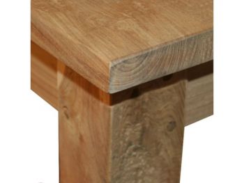 Esstisch "Lesung" aus Teak, versch. Maße, mit Laden