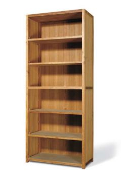 Bücherschrank aus massiv Teak 240*100*50