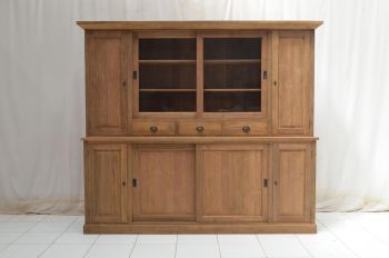 Teak-Aufsatzschrank Baay 250*45/55*220 cm