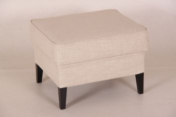 Hocker aus Stoff Monet, beige, 60*50 cm