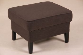 Hocker aus Stoff Monet, chocolate, 60*50 cm