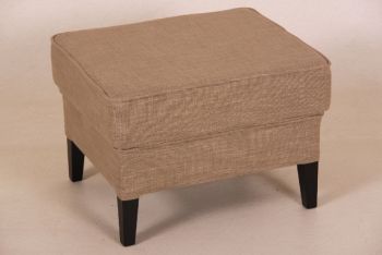 Hocker aus Stoff Monet, khaki, 60*50 cm