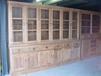 TS-115 Teakaufsatzschrank 220*300*50/40 cm