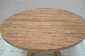 runder Esstisch Teakholz KP in 130 cm oder 150 cm