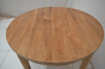 Esstisch Coco rund 100 cm aus recyceltem Teakholz