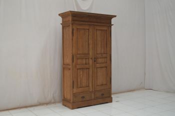 Teak-Kleiderschrank Mammoet Kasar 110 x 45 x 210 cm