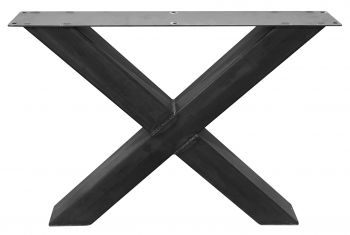 X- Bein Metall H: 72 cm Set von 2 Stück