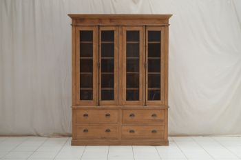 Vitrine  Ita Hallus  170 cm breit mit Metallriegel