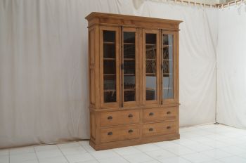 Vitrine  Ita Hallus  170 cm breit mit Metallriegel