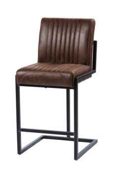 Barstuhl Verona Cognac, dunkelbraun o. Anthrazit