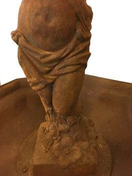 Cast iron boy fountain