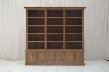 Bücherschrank Teak Baxi 230 cm
