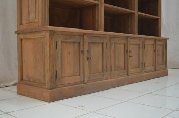 Bücherschrank Teak Baxi 230 cm