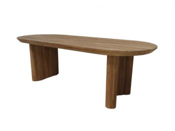 Gartentisch Malaga - Bein Lengkung 240 cm