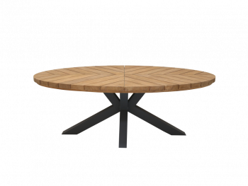 ovaler Garten-Teaktisch Daun