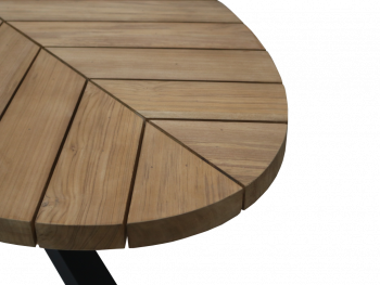 ovaler Garten-Teaktisch Daun