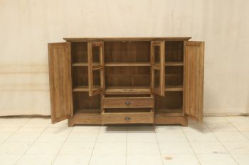 großes Highboard rustikal Dengkleh 180 x 130 cm