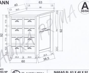 Schubladenblock Volker