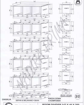 rustikales Regal zerlegbar 250 cm hoch