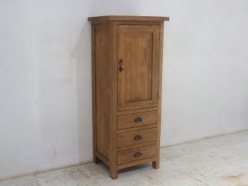 Hochkommode 1 Tür 3 Laden 130x52x40 cm