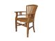 Teak-Armlehnstuhl "Endang" mit gebogenem Rücken