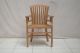 Teak-Armlehnstuhl "Endang" mit gebogenem Rücken