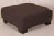 Hocker "Breda"aus Stoff Monet, chocolate