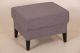 Hocker aus Stoff Monet, maus-grau, 60*50 cm
