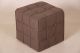 Hocker "Le Château Capiton", aus Stoff braun