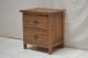 Nachtschrank Teak mit 2 Laden 65 x 60 x 45 cm