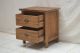 Nachtschrank Teak mit 2 Laden 65 x 60 x 45 cm