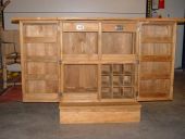 TS-149 Hausbar Teakholz 100*76*43 cm