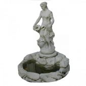 BT0017 Brunnen, Frau mit Fisch 100.0x95.0x138.0 cm