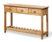 Wandtisch/ Weinaufbewahrung Etta aus massiv Teak