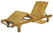 Liegestuhl Lounger aus Teak