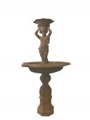 Cast iron boy fountain